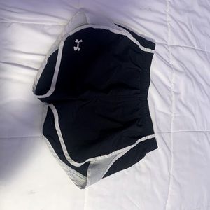 under armor black shorts